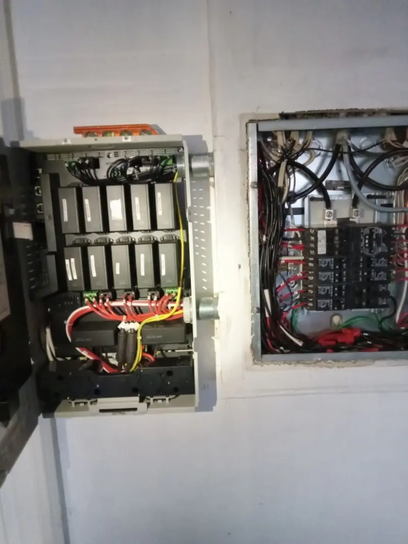 Electrical panel upgrade completed for Indoor Lighting Installation in Frankfort